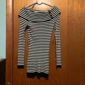 Stripped Bodycon Tunic/Dress